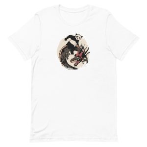 Panda Riding Dragon T-Shirt