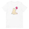 unisex-staple-t-shirt-white-front-6a196ddb0b95a.jpg Bear Ballon T-Shirt
