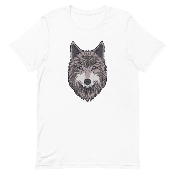 unisex-staple-t-shirt-white-front-6a19898ab346d.jpg Wolf Head T-Shirt