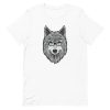 unisex-staple-t-shirt-white-front-6a198b4491425.jpg Wolf Dad T-Shirt