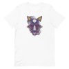 unisex-staple-t-shirt-white-front-6a1a9bd3849b0.jpg Robot Wolf T-Shirt