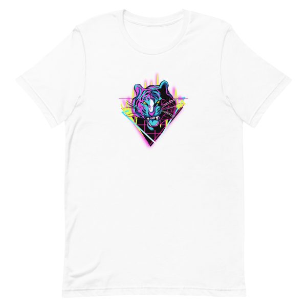 unisex-staple-t-shirt-white-front-6a1acc7d08d42.jpg Neon Tiger T-Shirt