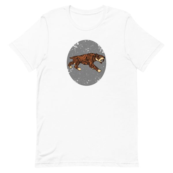 Sabertooth Tiger Mandala Style T-Shirt