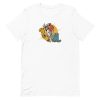 unisex-staple-t-shirt-white-front-6a1ad90500622.jpg Angry Gorilla Baseball T-Shirt