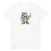 unisex-staple-t-shirt-white-front-6a1bc59f278ce.jpg Bear Flamethrower T-Shirt