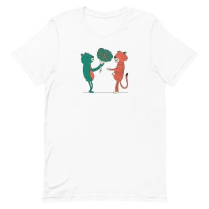 Bear and Tiger Flowers T-Shirt