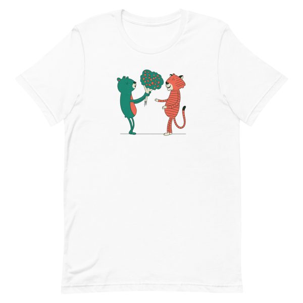 Bear and Tiger Flowers T-Shirt