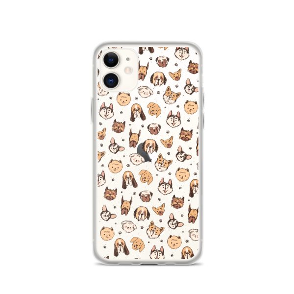 Cute Dog Breeds iPhone Clear Case