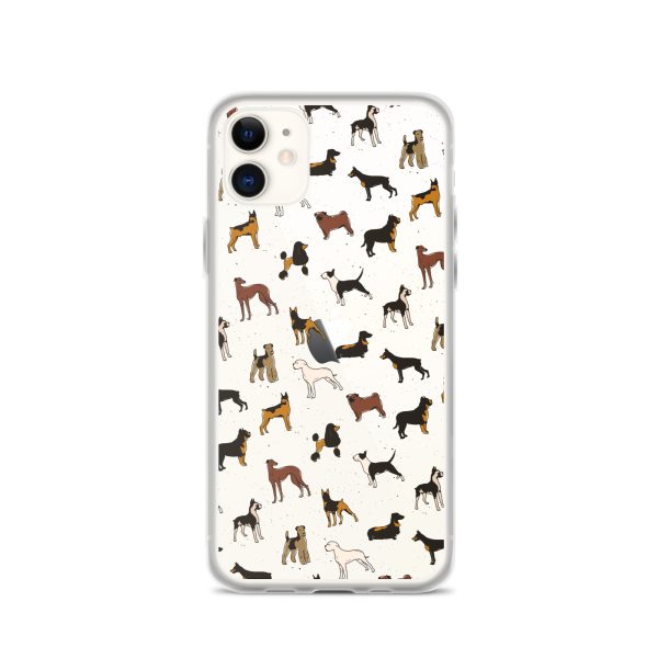 Dog Breeds iPhone Clear Case