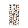 Dog Heads Seamless iPhone Clear Case