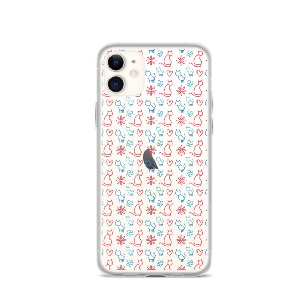 clear-case-for-iphone-iphone-11-case-on-phone-6a1d6fc0affea-1.jpg Cats and Flowers iPhone Clear Case