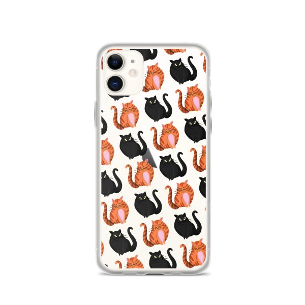 Cute Cat iPhone Clear Case