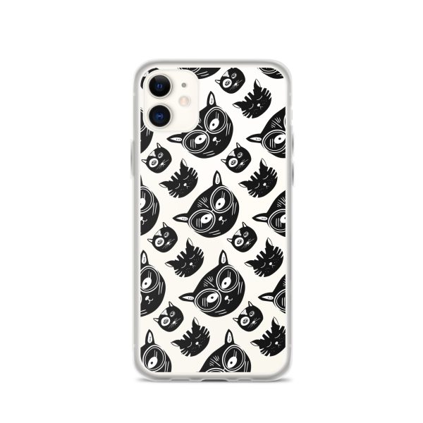 Funky Cats iPhone Clear Case