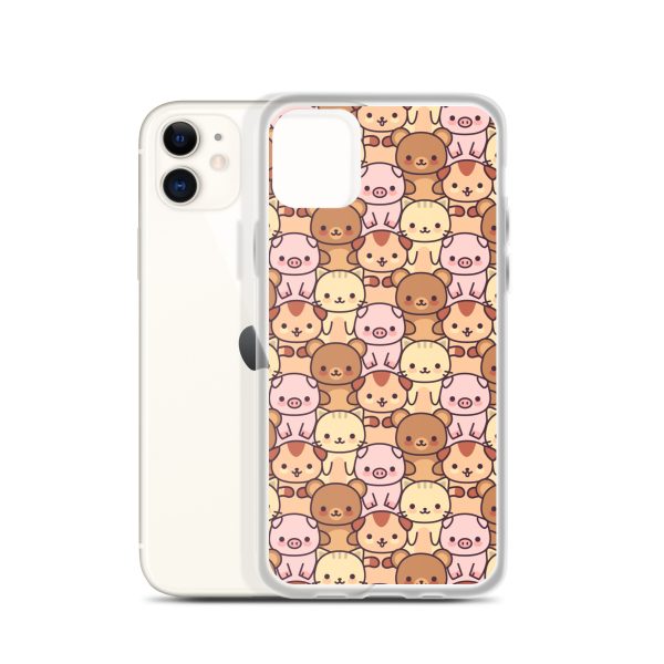 Kawaii Animals iPhone Clear Case