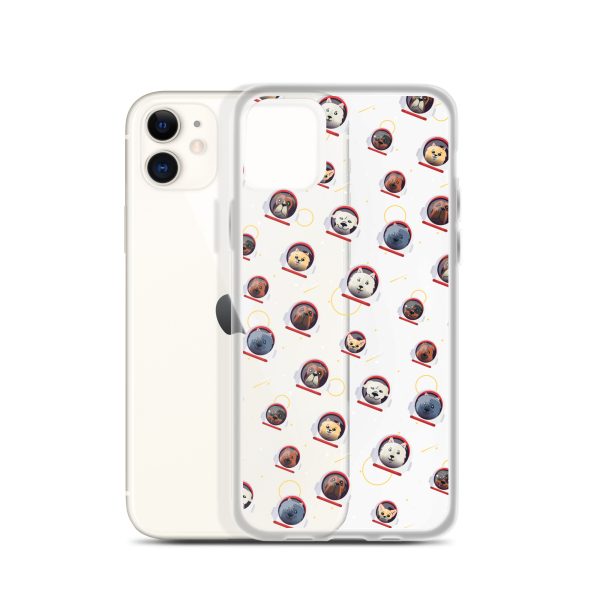 Space Dogs iPhone Clear Case