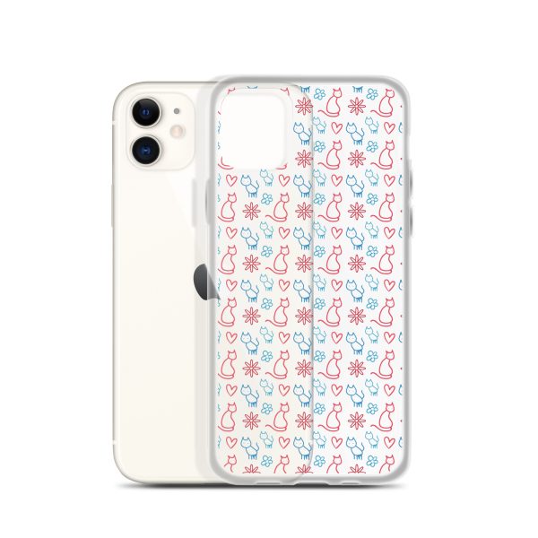 clear-case-for-iphone-iphone-11-case-with-phone-6a1d6fc0b0084-1.jpg Cats and Flowers iPhone Clear Case