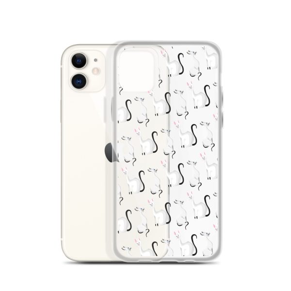 Classy Cats iPhone Clear Case