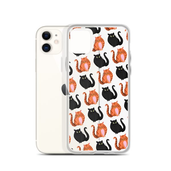 Cute Cat iPhone Clear Case