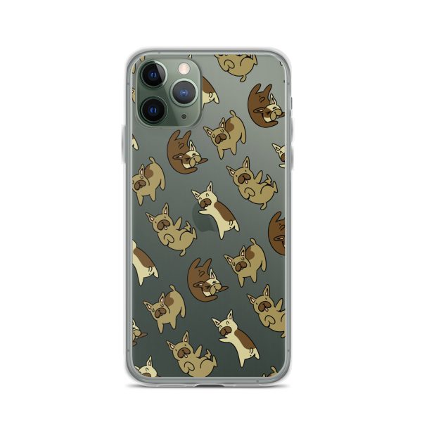 French Bulldog iPhone Clear Case