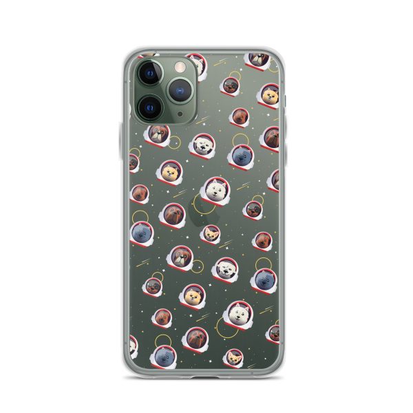 Space Dogs iPhone Clear Case