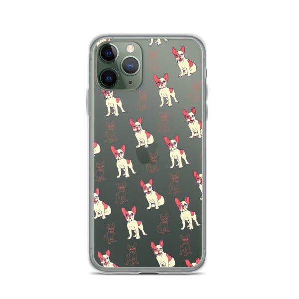 French Bulldog iPhone Clear Case
