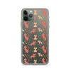 Cat Silhouettes Seamless iPhone Clear Case