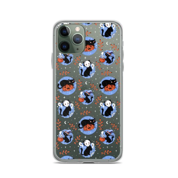 Halloween Cats iPhone Clear Case