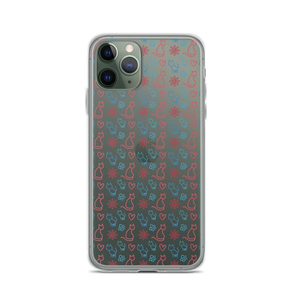 clear-case-for-iphone-iphone-11-pro-case-on-phone-6a1d6fc0afe49-1.jpg Cats and Flowers iPhone Clear Case