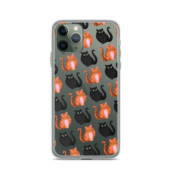 Cute Cat iPhone Clear Case