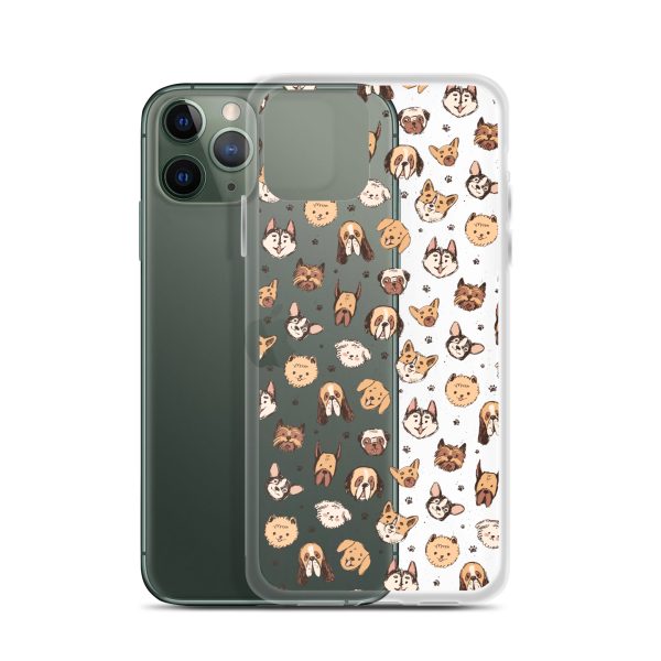 Cute Dog Breeds iPhone Clear Case