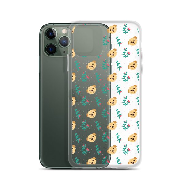 clear-case-for-iphone-iphone-11-pro-case-with-phone-6a1d6bd25a5b7.jpg Dogs and Flowers iPhone Clear Case