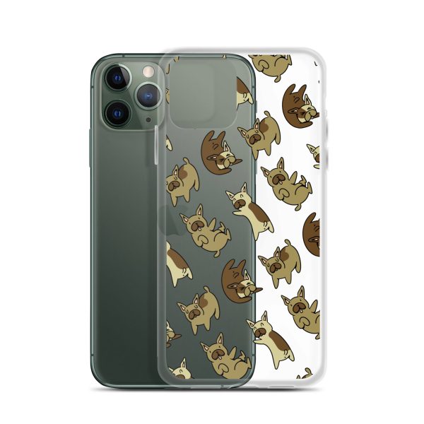 French Bulldog iPhone Clear Case