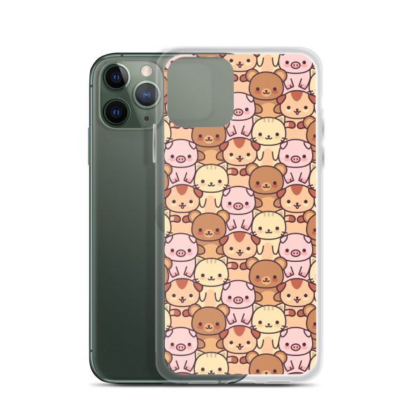 Kawaii Animals iPhone Clear Case