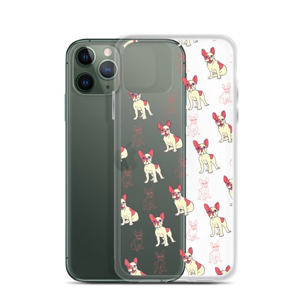 French Bulldog iPhone Clear Case