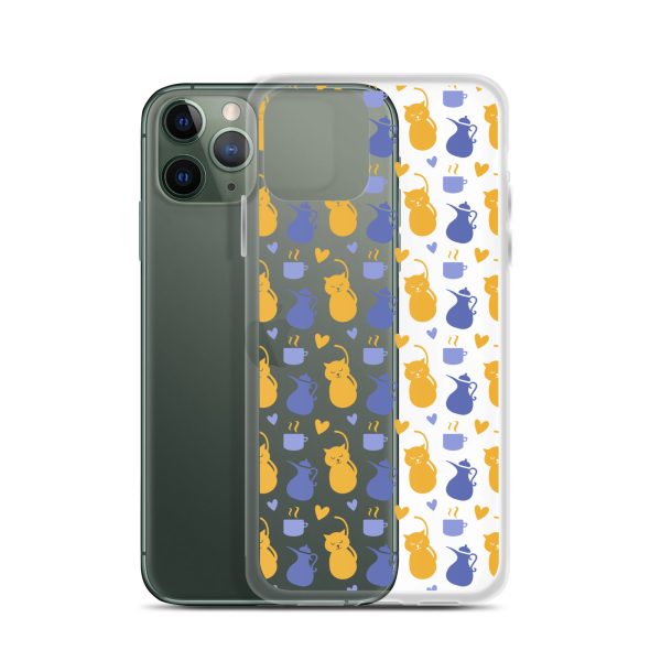 Tea and Cat iPhone Clear Case