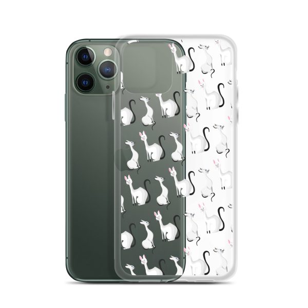 Classy Cats iPhone Clear Case