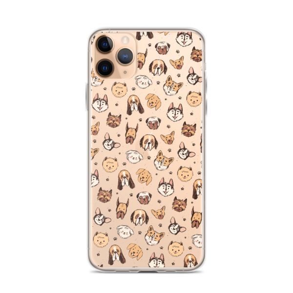 Cute Dog Breeds iPhone Clear Case