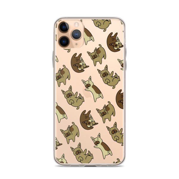 French Bulldog iPhone Clear Case