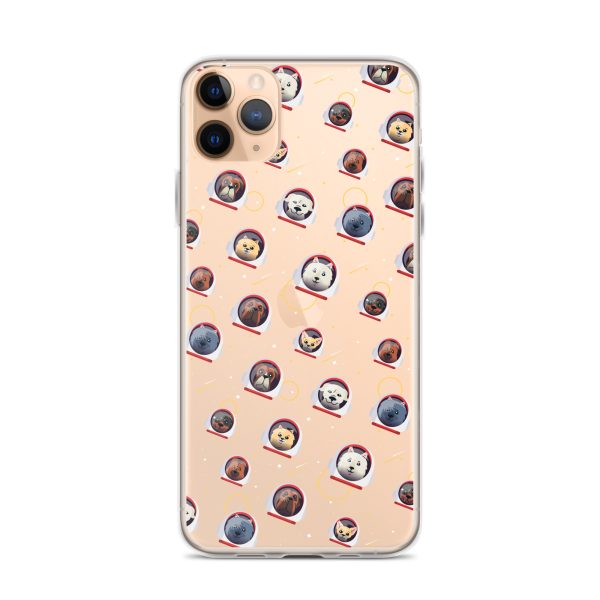 Space Dogs iPhone Clear Case