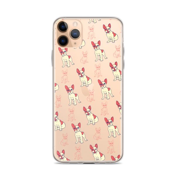 French Bulldog iPhone Clear Case