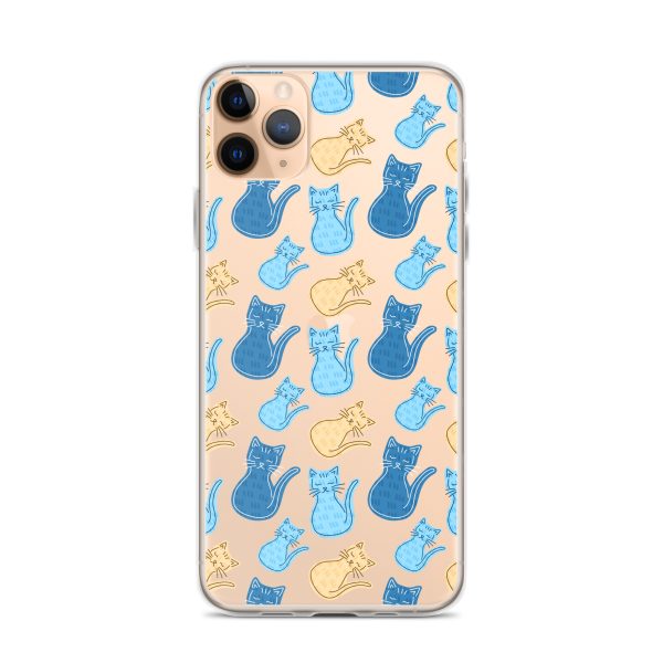 clear-case-for-iphone-iphone-11-pro-max-case-on-phone-6a1d6e84897dc.jpg Cat Cartoon iPhone Clear Case