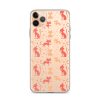 Cat Silhouettes Seamless iPhone Clear Case