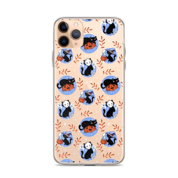 Halloween Cats iPhone Clear Case
