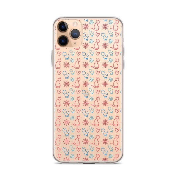 clear-case-for-iphone-iphone-11-pro-max-case-on-phone-6a1d6fc0afcd4-1.jpg Cats and Flowers iPhone Clear Case