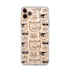 Cartoonish Cat iPhone Clear Case