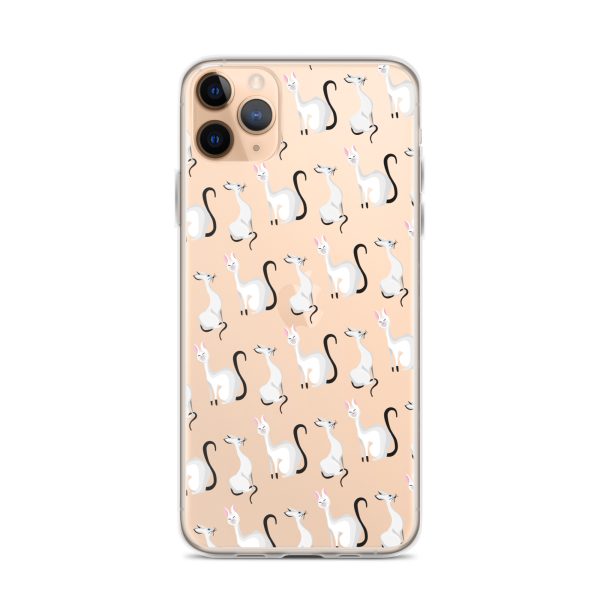 Classy Cats iPhone Clear Case
