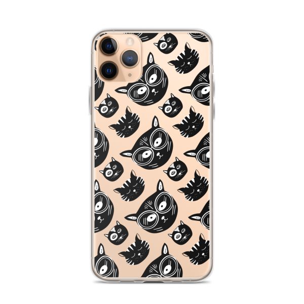 Funky Cats iPhone Clear Case