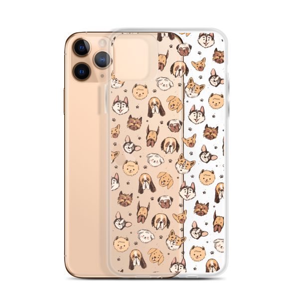 Cute Dog Breeds iPhone Clear Case