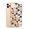 Dog Heads Seamless iPhone Clear Case