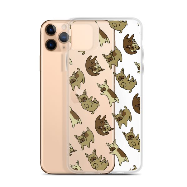 French Bulldog iPhone Clear Case